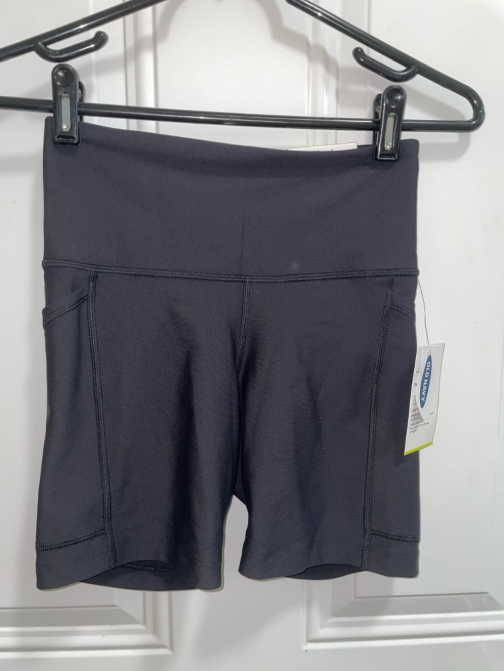Old Navy Black High-Rise Bike Shorts